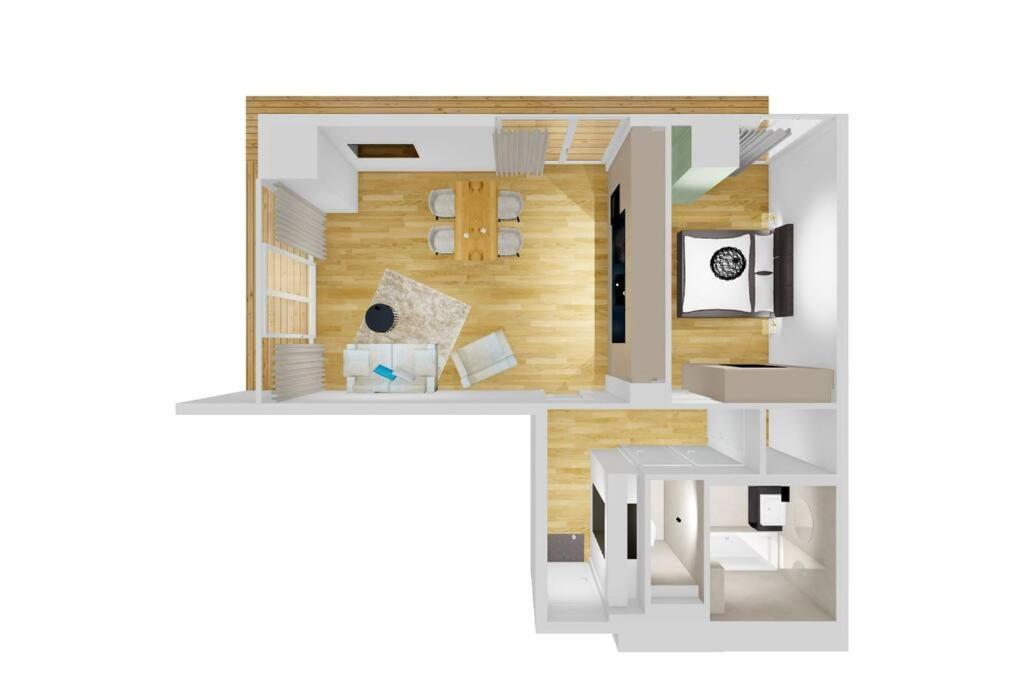 Royal Swan Skyline, Wien Apartamento *